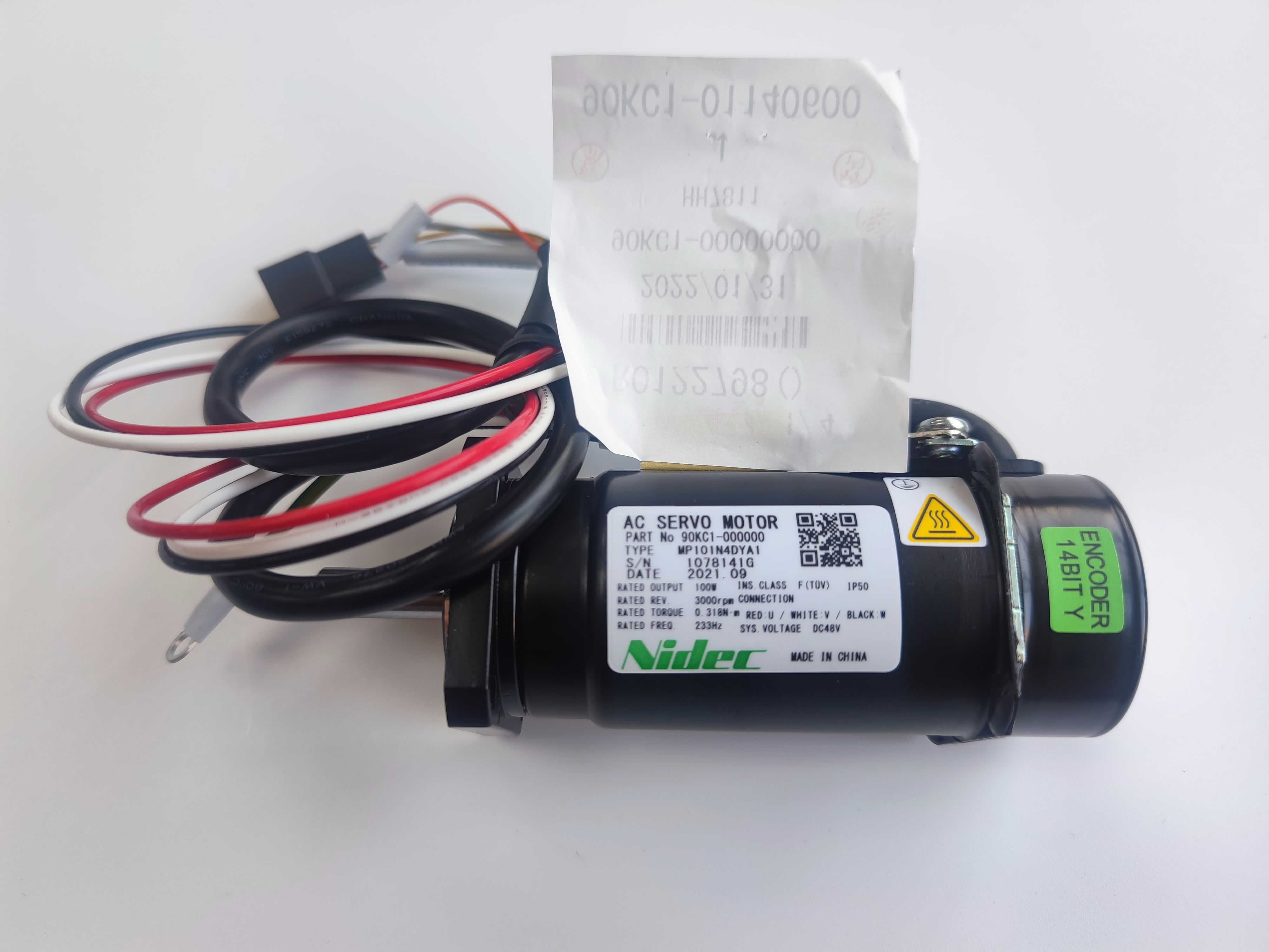 90KC1-011406 AC SERVO MP101N4DYA1 MOTOR ASSY FOR YSM10 YSM20R